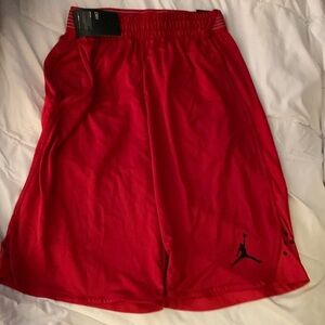 Jordan Men's Bright Red Athletic Shorts